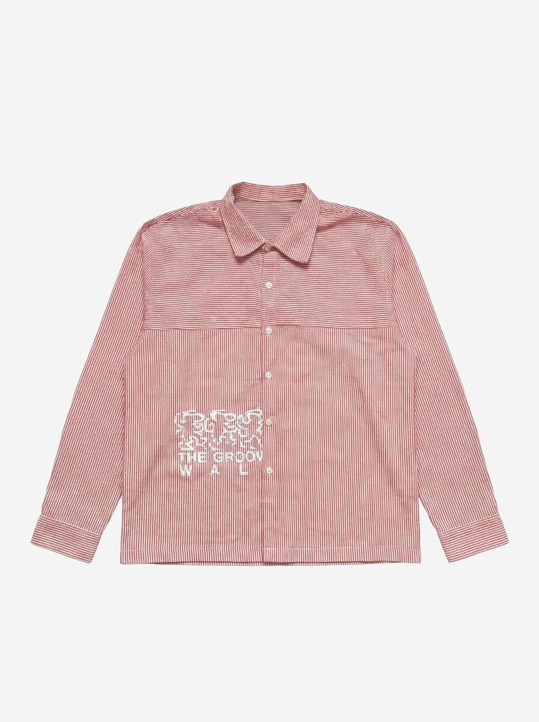 CAMISA ROJA RAYADA - Image 1